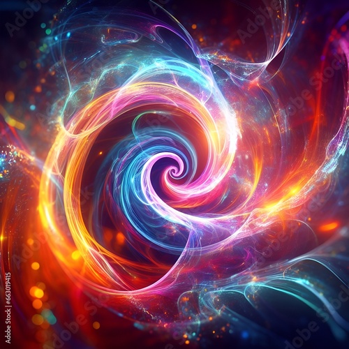 Colorful Electric Swirl