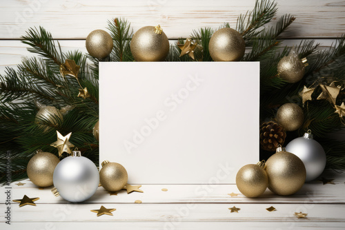 Christmas background with copy space