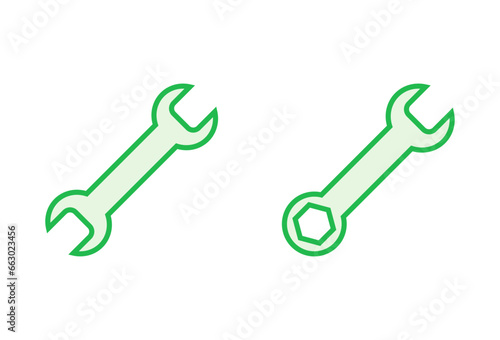 Wrench icon set. repair icon vector. tools icon vector