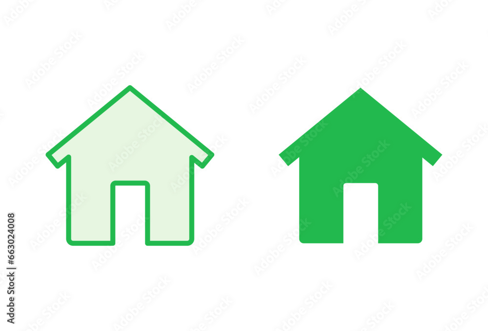 House icon set. Home icon vector House icon set. Home icon vector