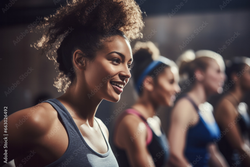 Fitness Studio: Expressive Women in Indigo Fitness Studio: Expressive Women in Indigo
