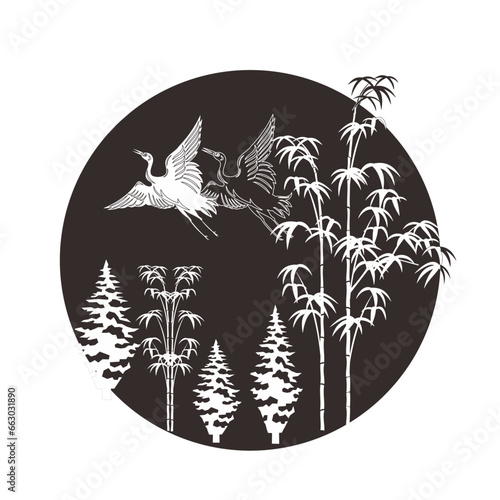 a pair of bangos flying 