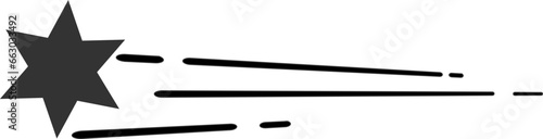 밤하늘 떨어지는 운석 별