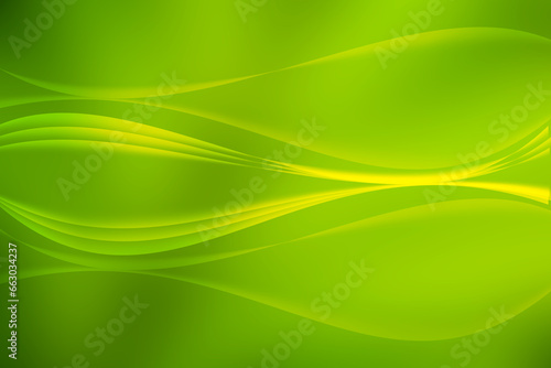 Lime green background. Illustration lighting effect graphic for text and message board design infographic. Dynamic wave wallpaper.