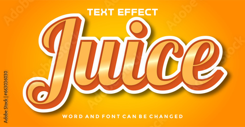 Juice editable text effect