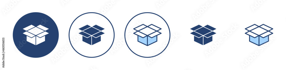 Box icon vector. box sign and symbol, parcel, package Box icon vector. box sign and symbol, parcel, package