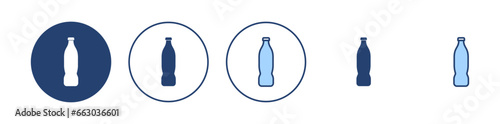 Bottle icon vector. bottle sign and symbol