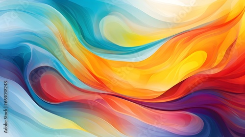 abstract colorful background with waves, Abstract colorful background, Multicolored abstract Swirl waves, © Baloch