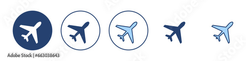 Plane icon vector. Airplane sign and symbol. Flight transport symbol. Travel sign. aeroplane