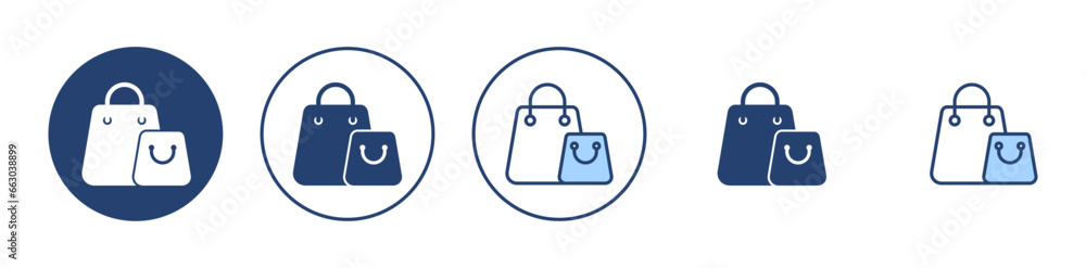 Shopping bag icon vector. shopping sign and symbol Shopping bag icon vector. shopping sign and symbol