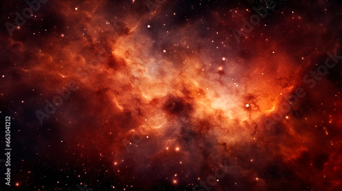 Abstract space background. Beautiful galaxies, nebula and stars in outer space, realistic universe wallpaper © lucas