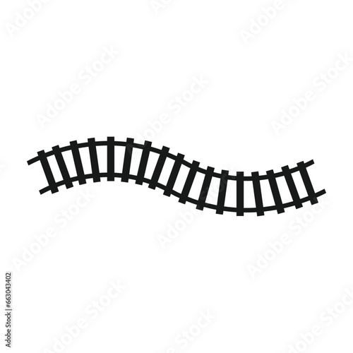 railways train icon vector