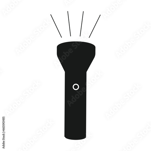 flashlight icon vector