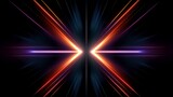 Abstract abstract neon glowing line, Technology background