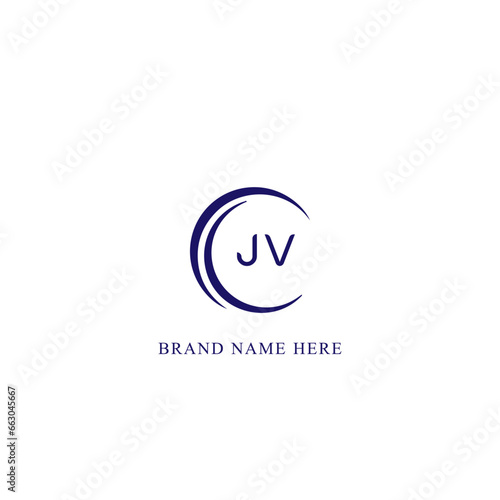 JV Letter Logo Design. Initial letters JV logo icon. Abstract letter JV J V minimal logo design template. J V Letter Design Vector with black Colors. JV logo,  Vector, spared, logos 