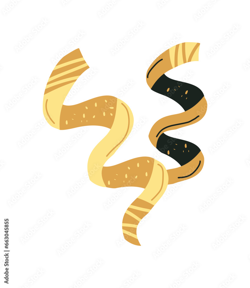 Fototapeta premium happy new year streamer