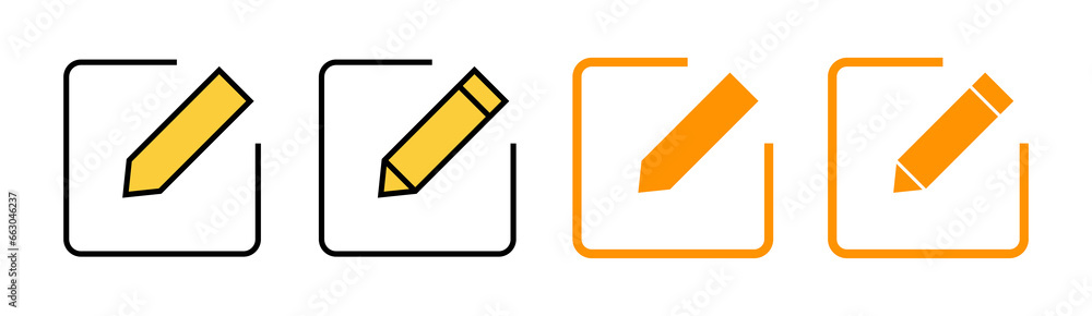 Edit icon set for web and mobile app. edit document sign and symbol. edit text icon. pencil. sign up Edit icon set for web and mobile app. edit document sign and symbol. edit text icon. pencil. sign up