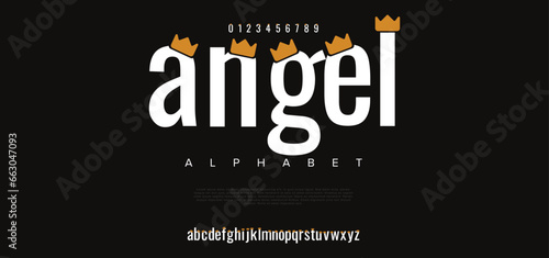 Angel sport future curve, wave modern alphabet fonts. technology typography urban font and number uppercase. vector illustration