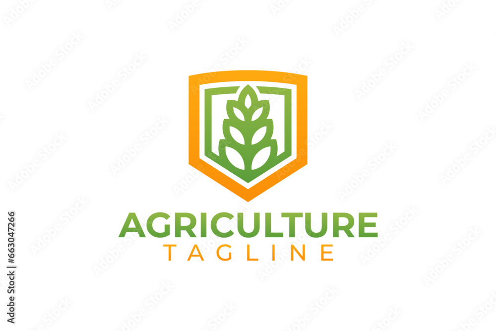 Agriculture farm vector and logo design Agriculture farm vector and logo design