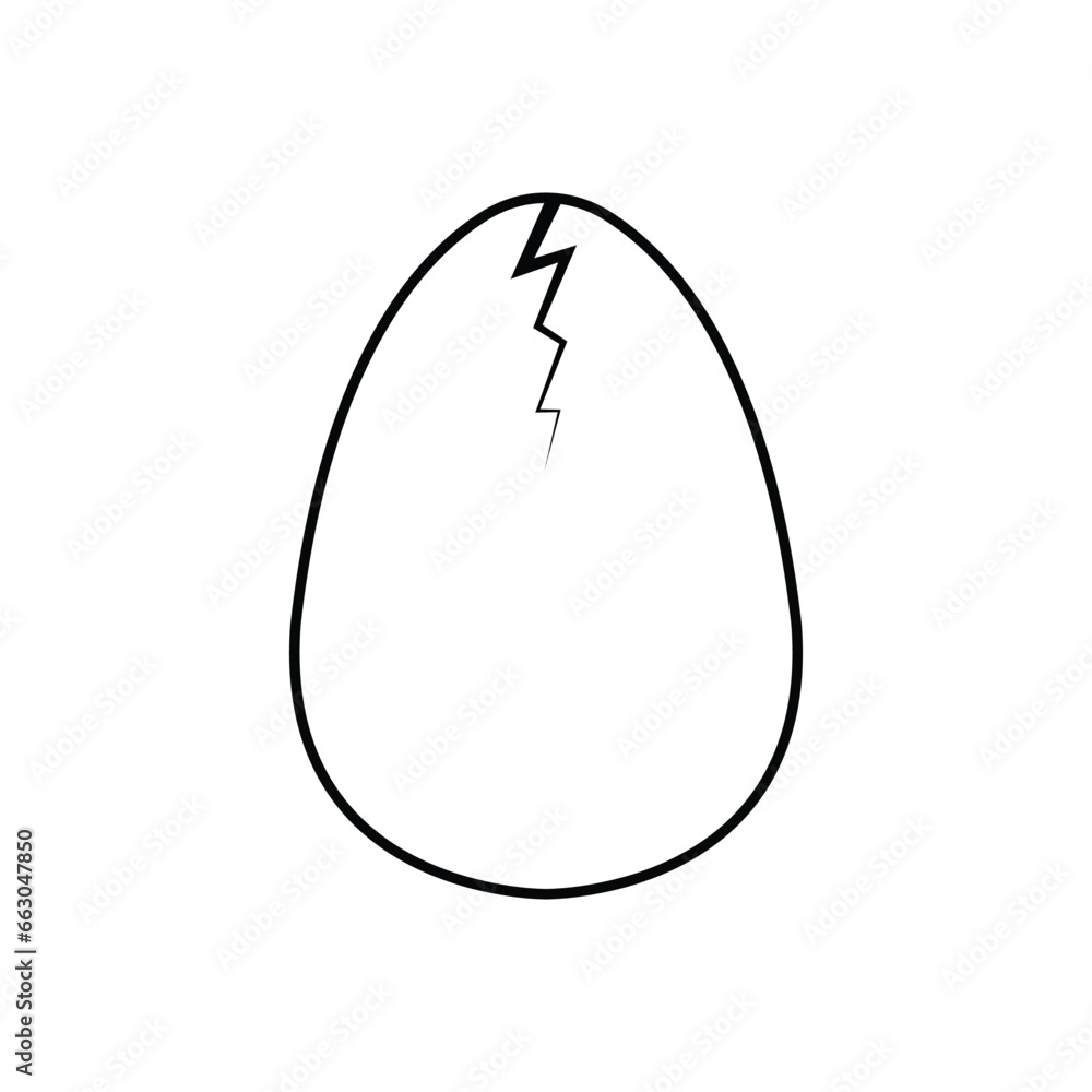 cracked egg cracked egg