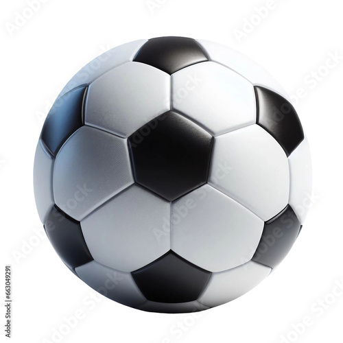 soccer ball isolated on transparent background