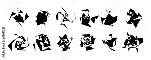 Abstract Random Chaos Shapes: A Geometric charm Vector
