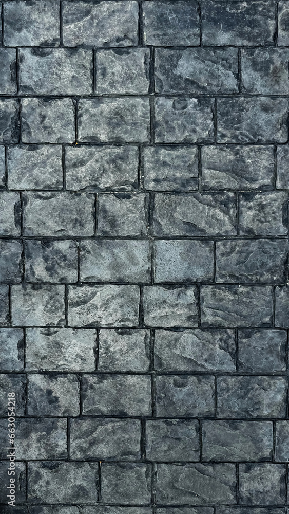 Fototapeta premium Dark stone floor for background.