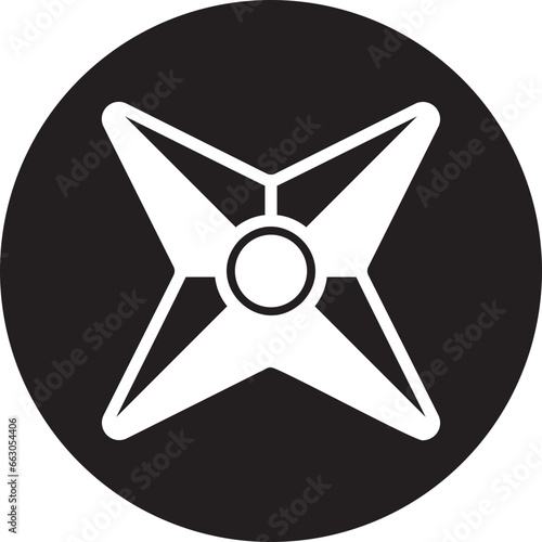 shuriken glyph icon
