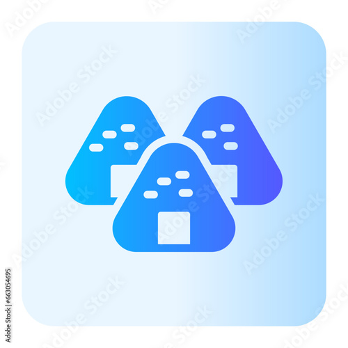 onigiri gradient icon