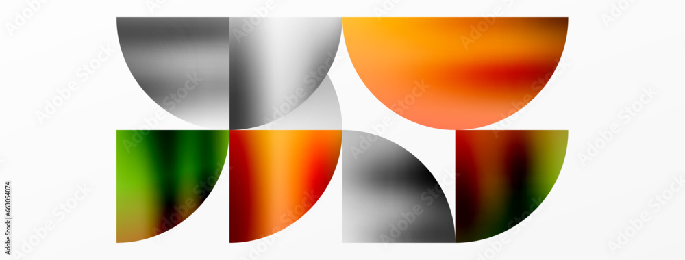 Minimalist geometric background featuring metallic round triangles, delivering sleek and modern visual aesthetic with emphasis on clean, metallic forms for wallpaper, banner, background, landing page Minimalist geometric background featuring metallic round triangles, delivering sleek and modern visual aesthetic with emphasis on clean, metallic forms for wallpaper, banner, background, landing page