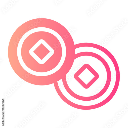yen gradient icon