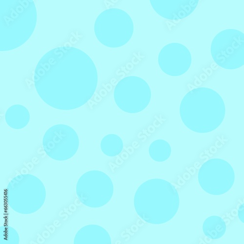 Light blue background with darker blue circles