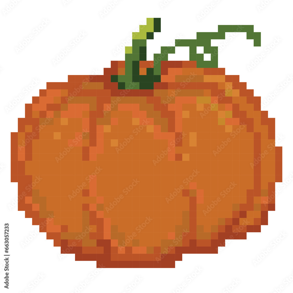 Pumpkin pixel art Pumpkin pixel art