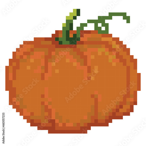 Pumpkin pixel art © Kunkulnach