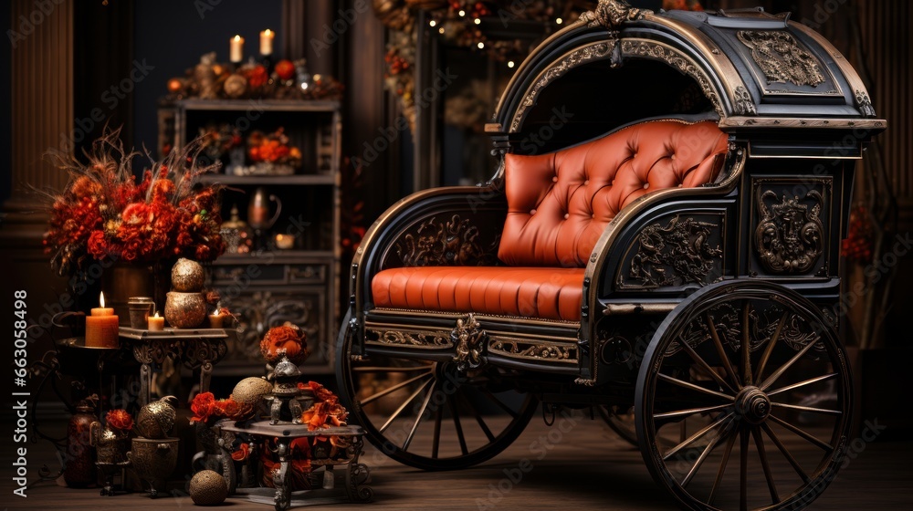 christmas sleigh, winter theme, christmas background and wallpaper