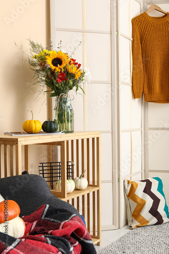 Interior of living room wit...