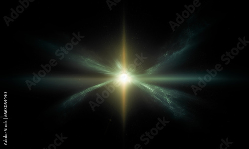 Light flare Glowing light explodes Light effect ray shining sun bright flash Special lens flare © Vuang