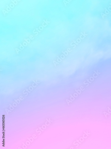 Background with subtle twilight gradients, soft pastels and combination of blue purple pink delicate and the beauty of the sky and the natural fluffy white clouds.