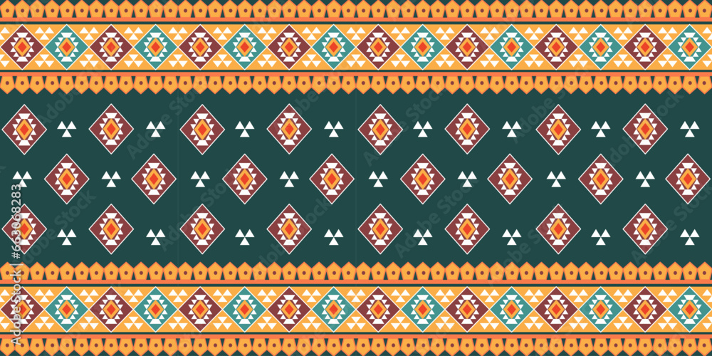 Ethnic abstract ikat art. Aztec ornament print. Geometric ethnic pattern seamless color oriental. Design for background, curtain, carpet, wallpaper, clothing, wrapping , vector, illustration. Ethnic abstract ikat art. Aztec ornament print. Geometric ethnic pattern seamless color oriental. Design for background, curtain, carpet, wallpaper, clothing, wrapping , vector, illustration.
