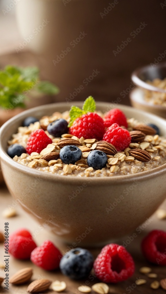 Muesli with berries Muesli with berries