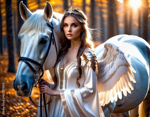 woman with horse © LoveLy