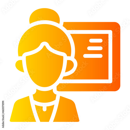 lecture Gradient icon
