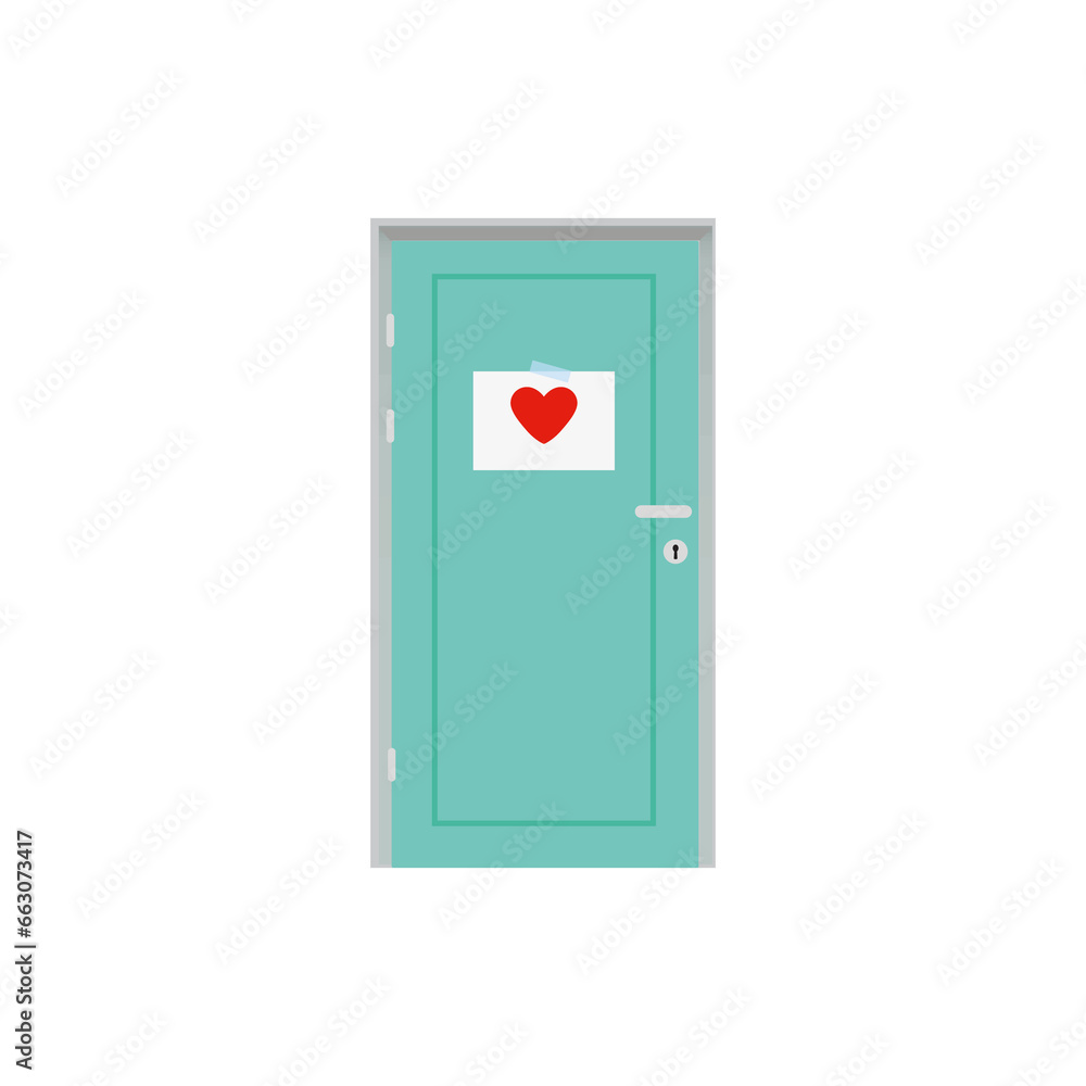 heart door cartoon vector. free space for text. wallpaper. background. heart door cartoon vector. free space for text. wallpaper. background.