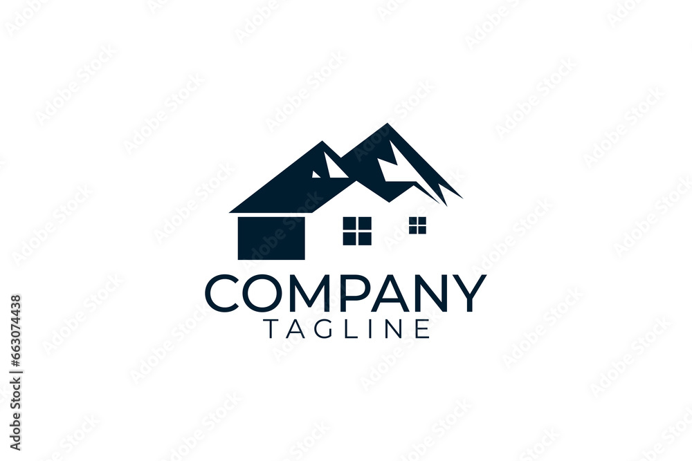 Real estate logo design and vector template Real estate logo design and vector template
