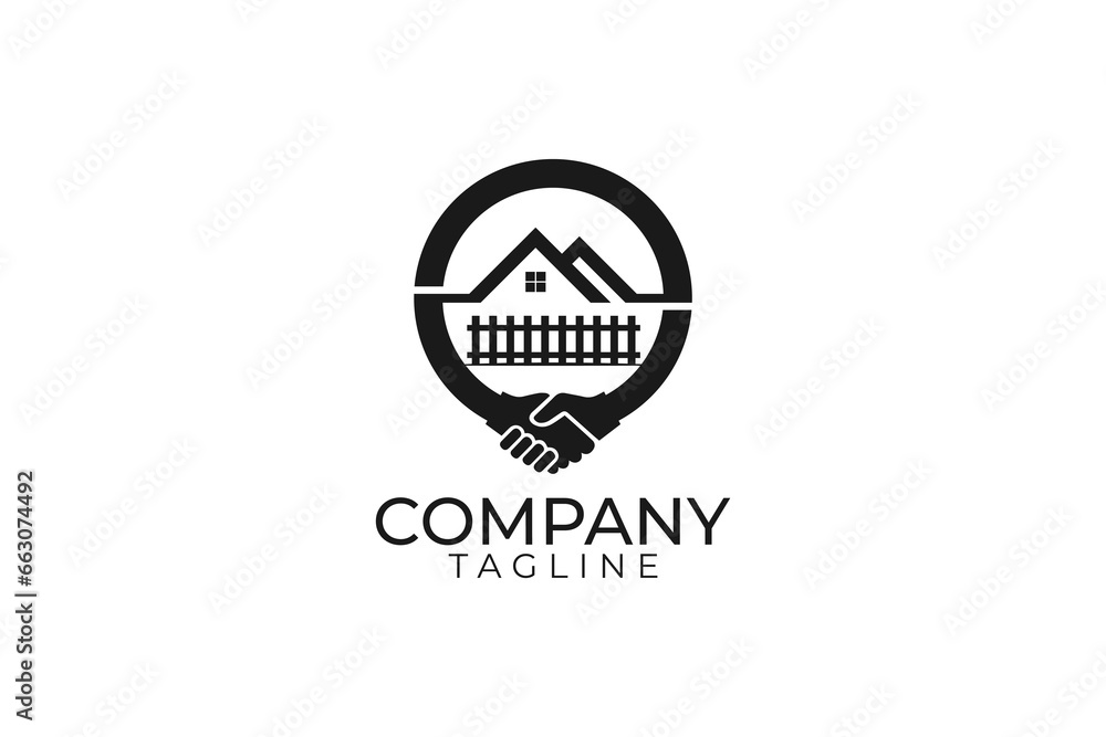 Real estate logo design and vector template Real estate logo design and vector template