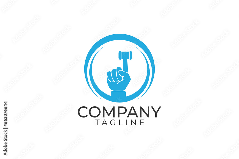 Law logo design and vector template Law logo design and vector template