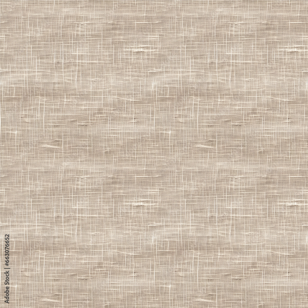 Fototapeta premium Seamless of Linen Pattern Texture. Natural homespun colors. Marled, slubbed, mottled, Perfect for decoration
