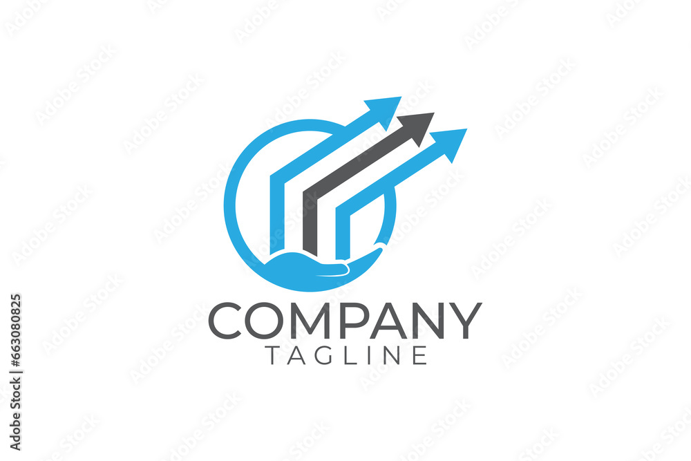 Business & consulting and marketing logo and vector template Business & consulting and marketing logo and vector template