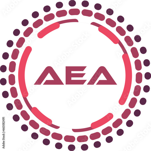 AEA Letter Logo Design. AEA minimalist Logo Vector. AEA Abstract Unique modern flat creative logo.
