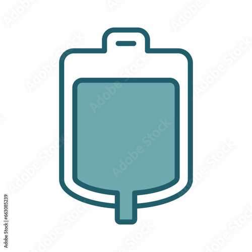 blood bag icon vector design template simple and clean